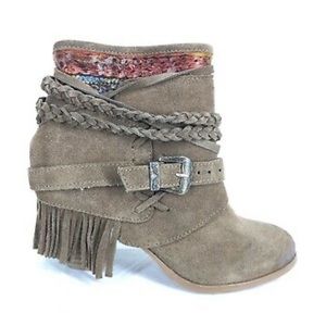 Naughty Monkey Saddle Baggin Ankle Booties
